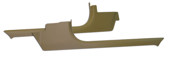 Door Sill Panel. Left Hand Black C5 Corvette